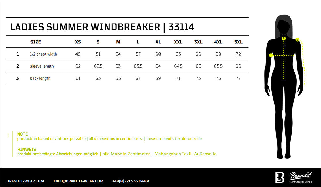 Brandit Summer Frontzip Windbreaker softshell jakna ženski