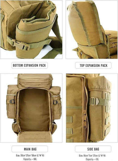 DRAGOWA Tactical Zenith nahrbtnik taktičen 70 L, RS
