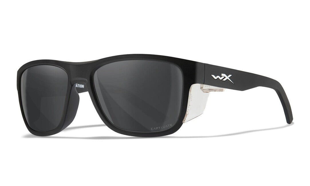 WileyX Ovation Sunglasses, Black/Grey Mirror