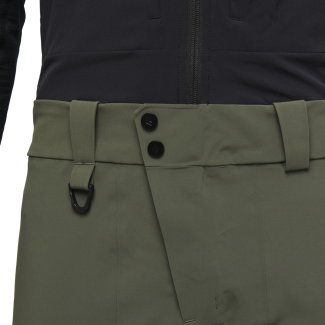 Black Diamond Recon Stretch Pro Bibs hlače moške s trakmi, tundra
