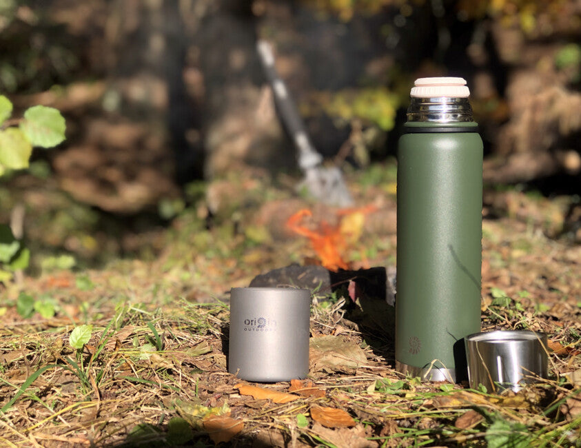 Origin Outdoors RockSteel Vacuum Thermos 0.75L, Olive
