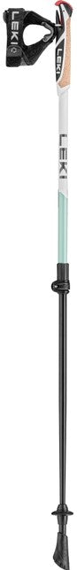 LEKI Spin Shark SL Nordic Walking palice, bela-dimno zelena-temno antracitna, 100 - 130 cm