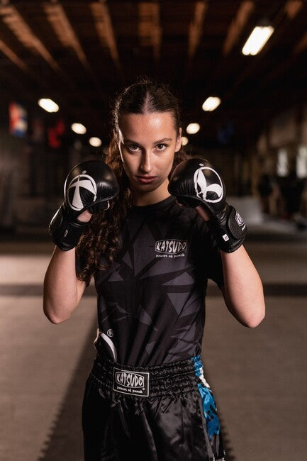 Katsudo Revenge MMA rokavice, črno bele