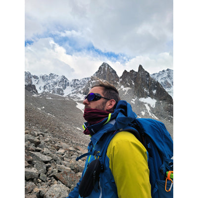 Origin Outdoors Merino večnamenska ruta za na prostem, bordova