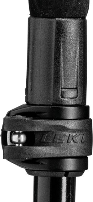 LEKI Black Series FX Carbon smučarske palice, črna-prozorna-naravna ogljična, 110 - 130 cm