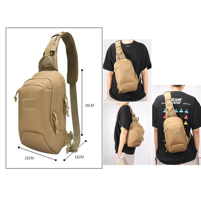 DRAGOWA TACTICAL Σακίδιο πλάτης Mike μονής λωρίδας, camo