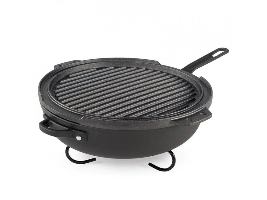 GSI Outdoors Guidecast Double-Sided Cast Iron Griddle 260mm