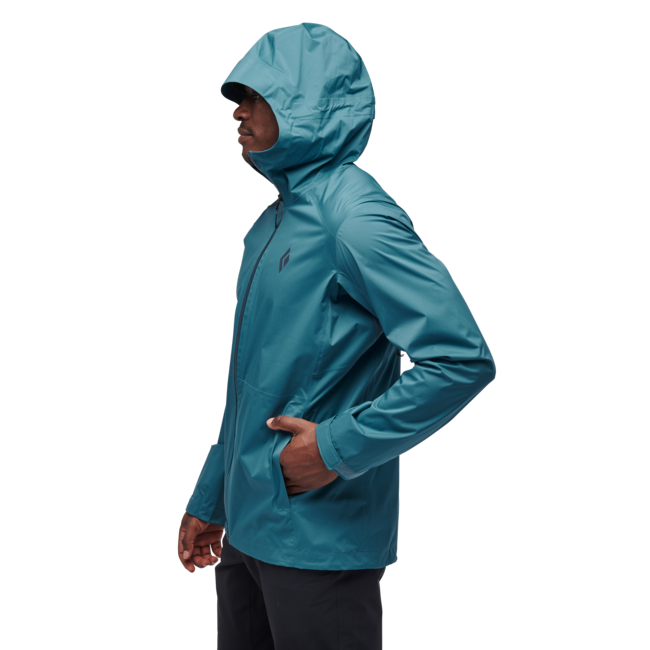 Black Diamond Stormline Stretch Rain Shell nepremočljiva jakna moška, creek blue