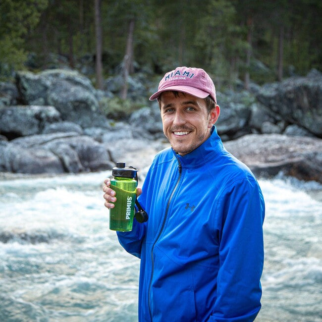 PRIMUS TrailBottle Water Bottle, 0.6L, Tritan®, Moss