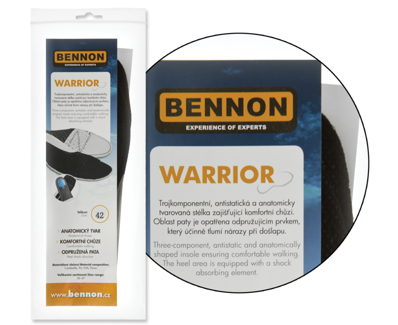 BENNON WARRIOR anatomski vložki za čevlje