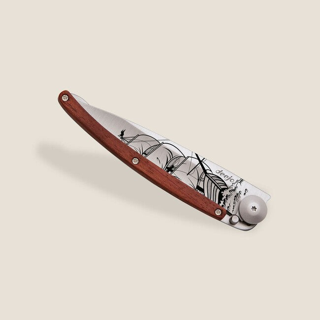 Deejo Tattoo Corsair preklopni nož coralwood