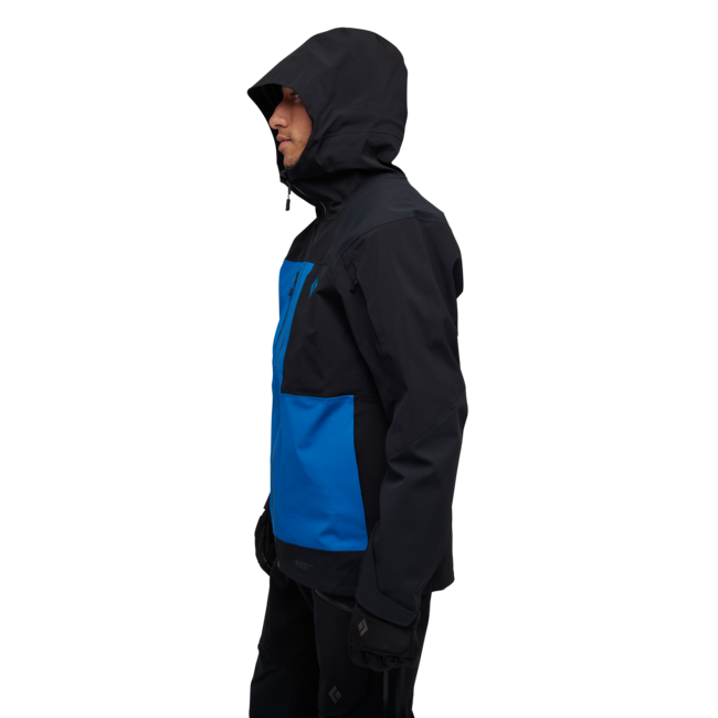Black Diamond Recon Stretch Pro Shell alpska jakna moški, black-kingfisher