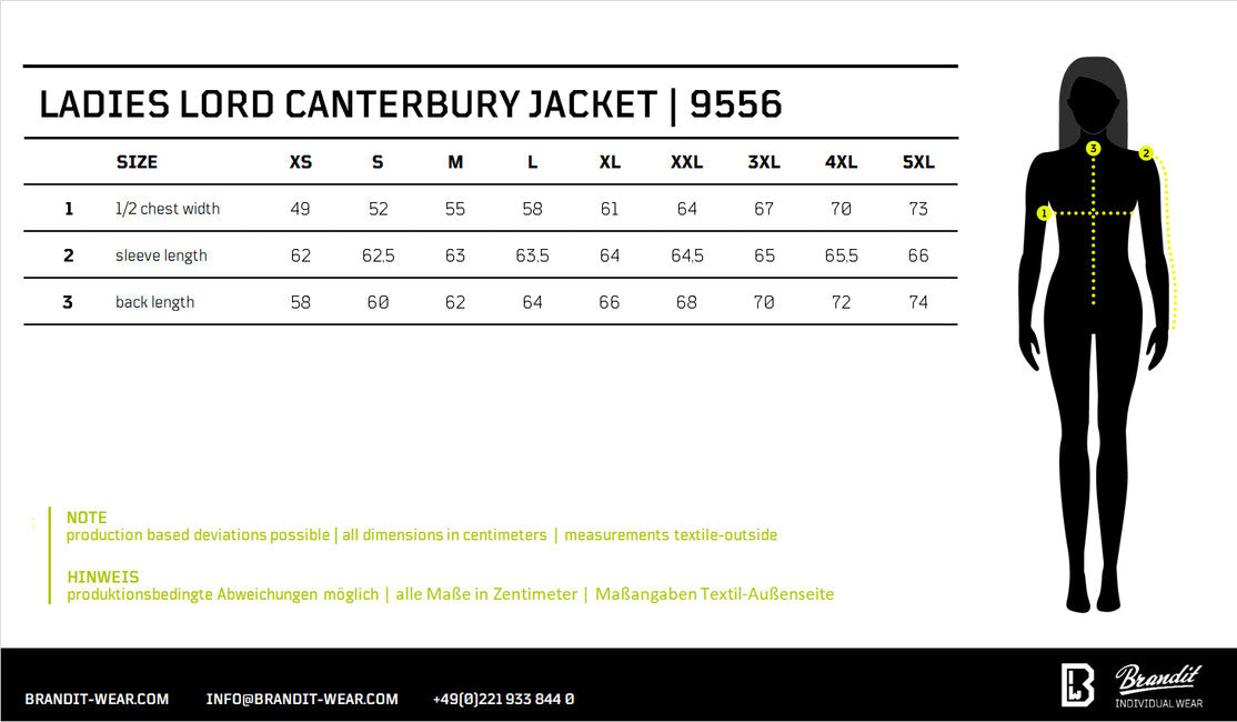 Brandit Lord Canterbury Μπουφάν Γυναικείο, Μαύρο