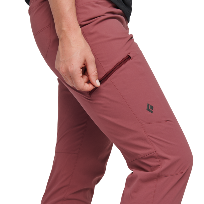 Black Diamond Technician Jogger hlače ženski, cherrywood
