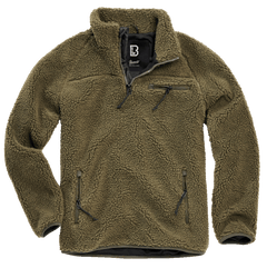 Brandit Teddyfleece Troyer flisasta jakna, olivno zelena