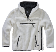 Brandit Teddyfleece Worker flisasti pulover, bela