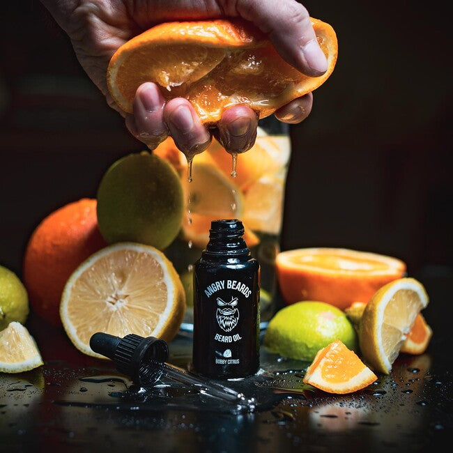 ANGRY BEARDS Jack Saloon olje za brk in brado, 30 ml