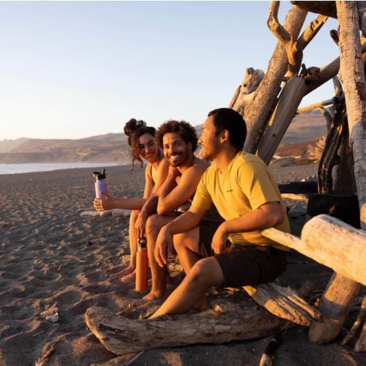 Hydro Flask Wide Flex Straw Cap Θερμός 946 ml Φαρδύς με Καλαμάκι 32 OZ, Έλατο