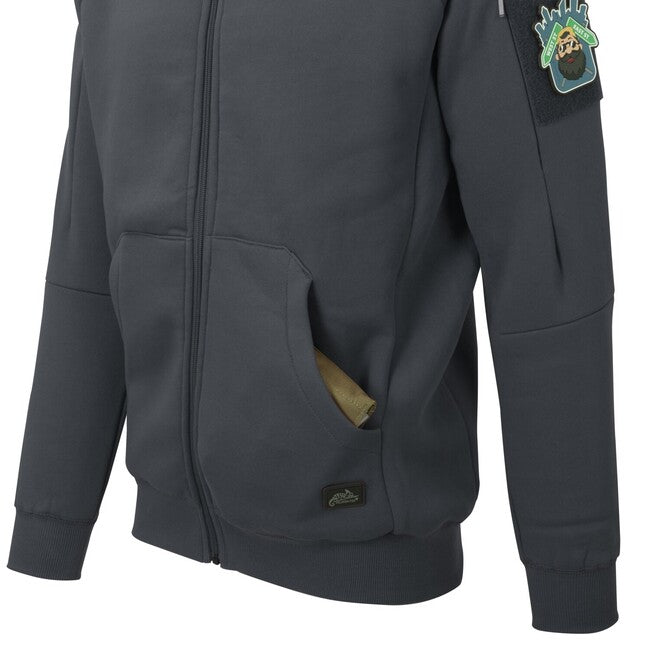 Helikon-Tex mestna pulover taktična FullZip, zelena