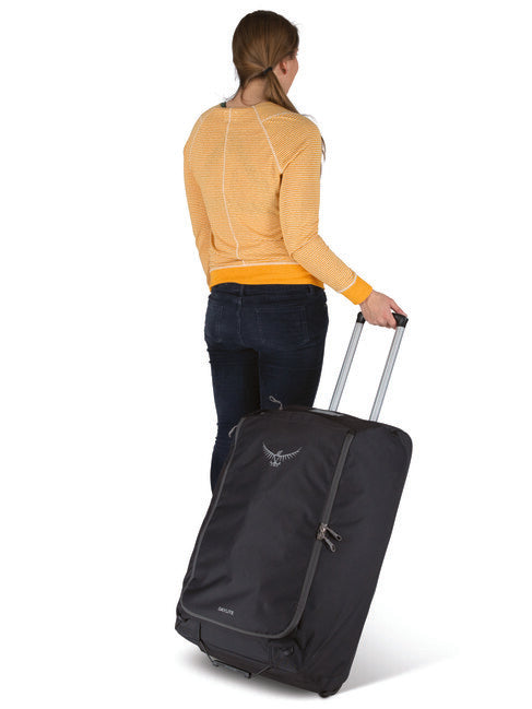 Osprey Daylite Whld Duffel 85 Wheeled Travel Bag, Black