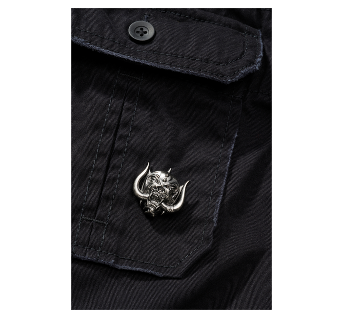 Brandit Motörhead Vintage srajca s kratkimi rokavicami, črna