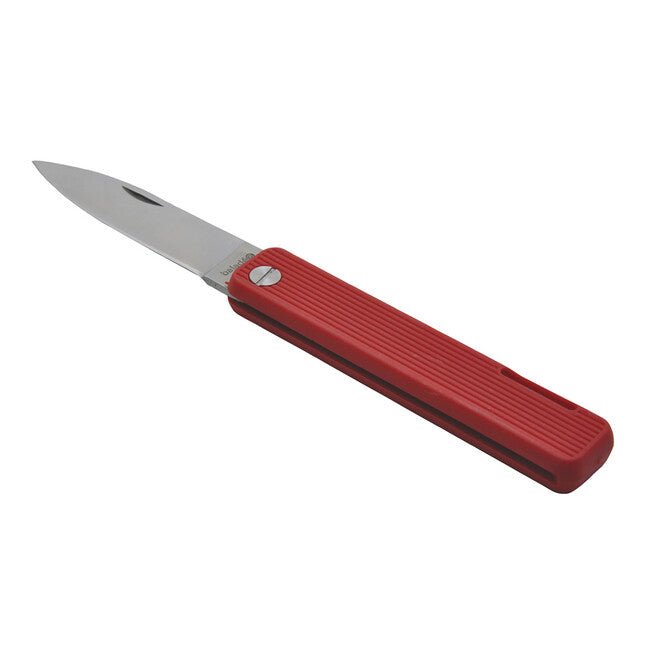 Baladeo ECO351 Papagayo žepni nož 7 rezilo,5 cm, jeklo 420, ročaj TPE, rdeča