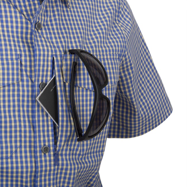Helikon-Tex Covert Concealed Carry srajca taktična s kratkim rokavom, Dirt Red Checkered