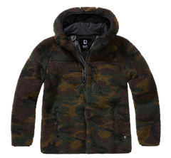 Brandit Teddyfleece ženska jakna s kapuco, woodland