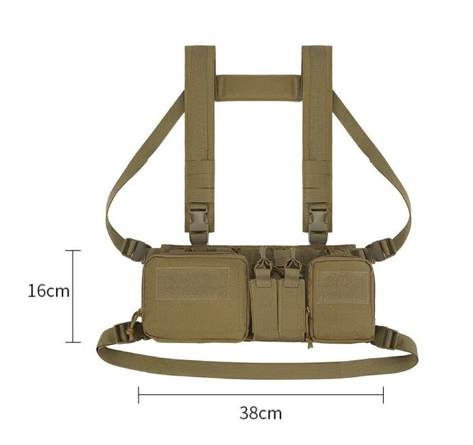 DRAGOWA Tactical Chest Rig Recon, Black