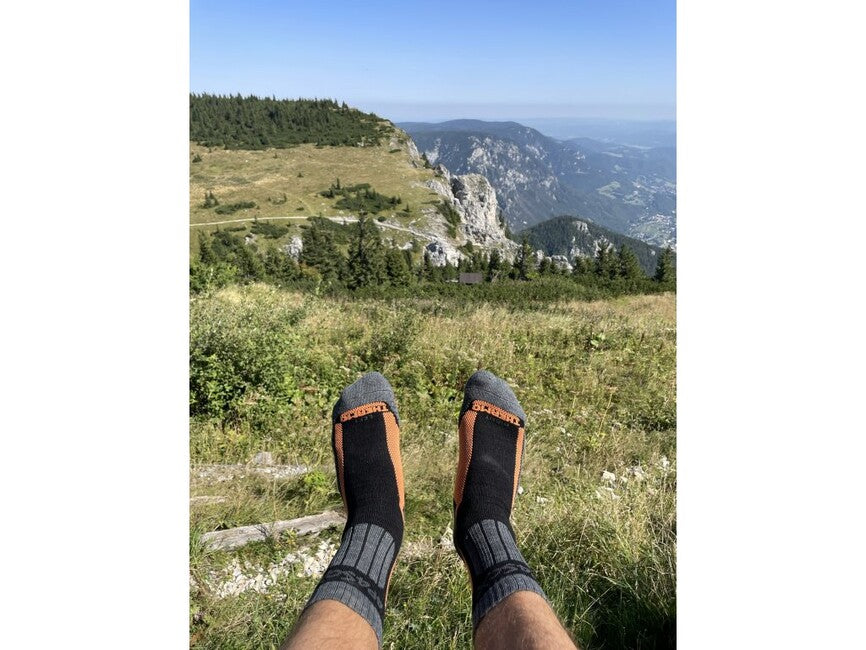SherpaX ApasoX ponožky hrubé, čierne