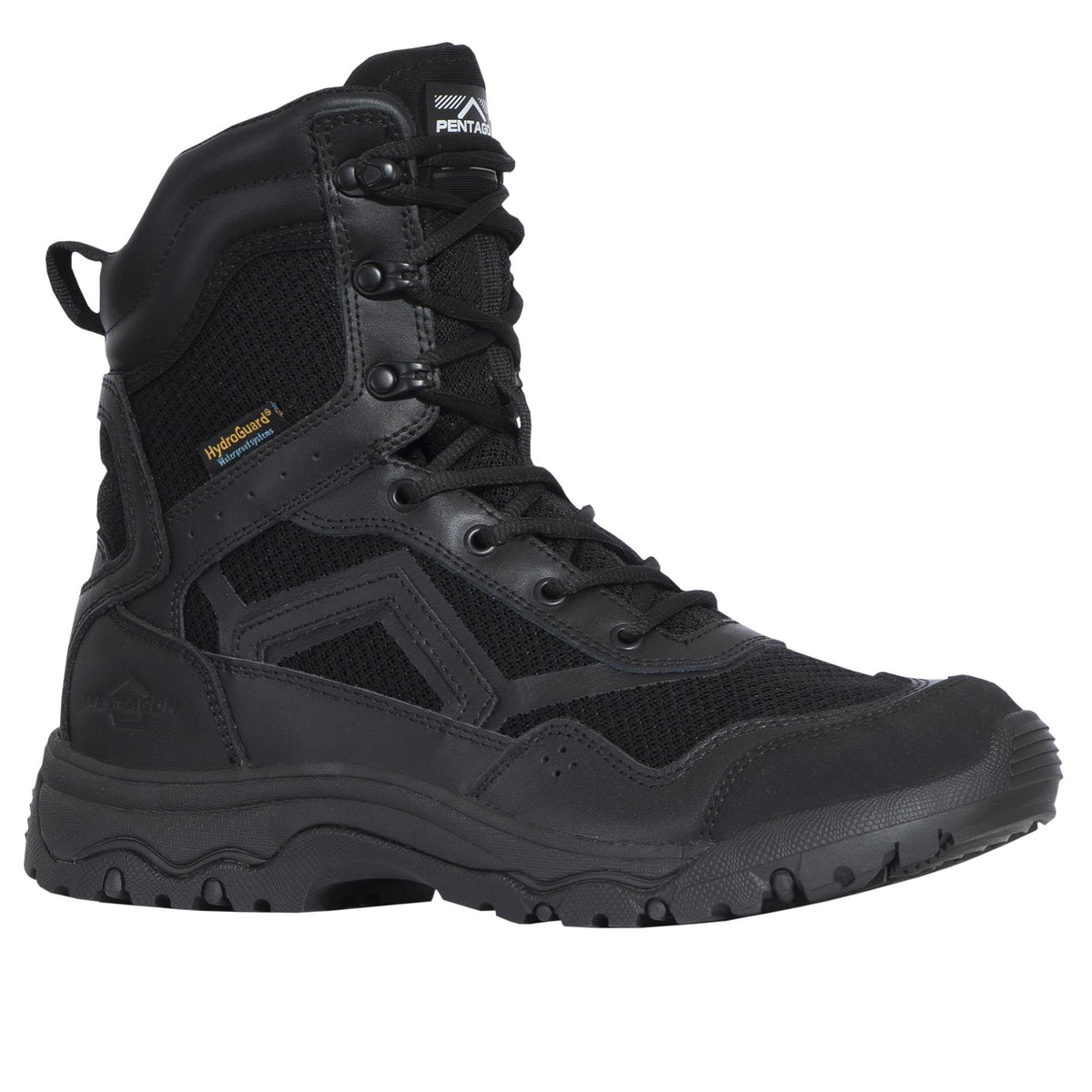 Pentagon Scorpion V2 Leather 8" Τακτικό Μποτάκι, Μαύρο