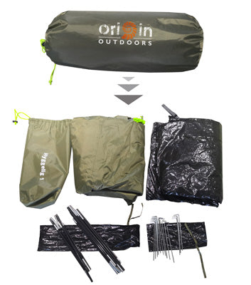 Origin Outdoors Hyggelig šotor za eno osebo