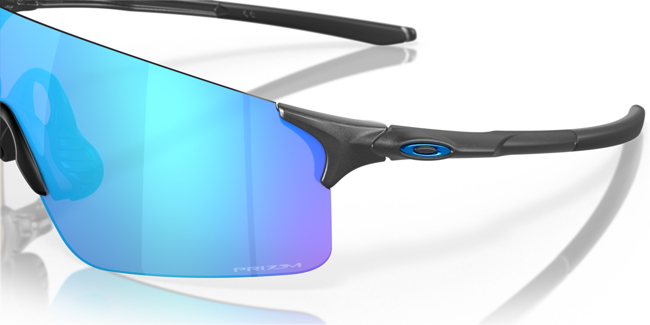 Oakley EVZERO BLADES sončna očala s okvirjem Steel in stekli Prizm Sapphire