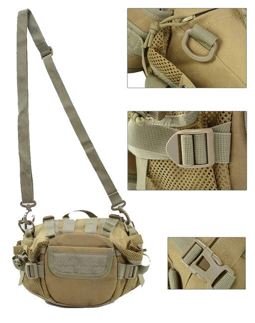DRAGOWA TACTICAL Sierra 7 ζώνη μέσης, χακί, 7 L