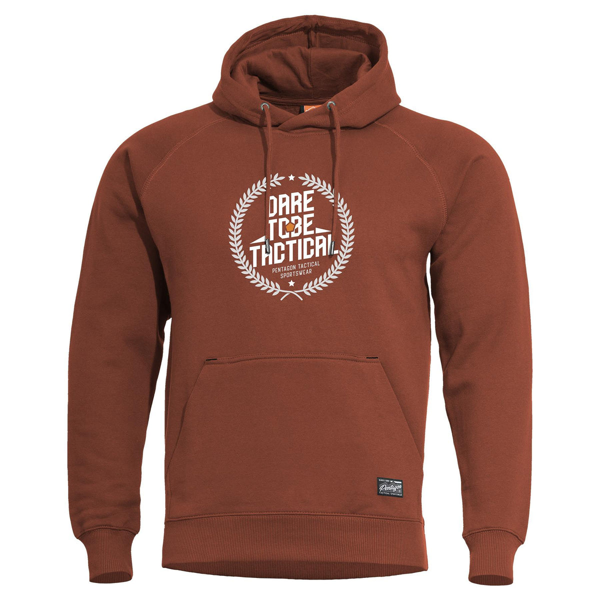 Pentagon Phaeton Hood men's hoodie, maroon red