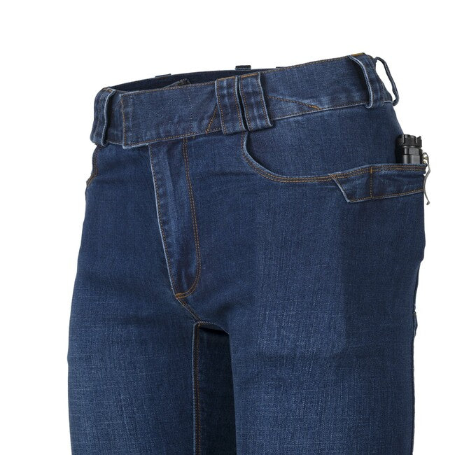 Helikon-Tex COVERT hlače taktične Denim Mid, Vintage Worn Blue