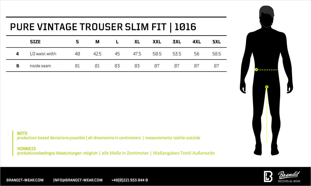 Brandit Pure Slim Fit hlače, antracit