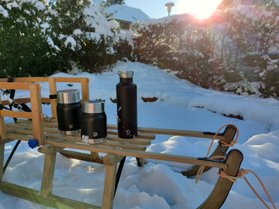 Origin Outdoors termo posoda iz nerjavečega jekla 1L, črna