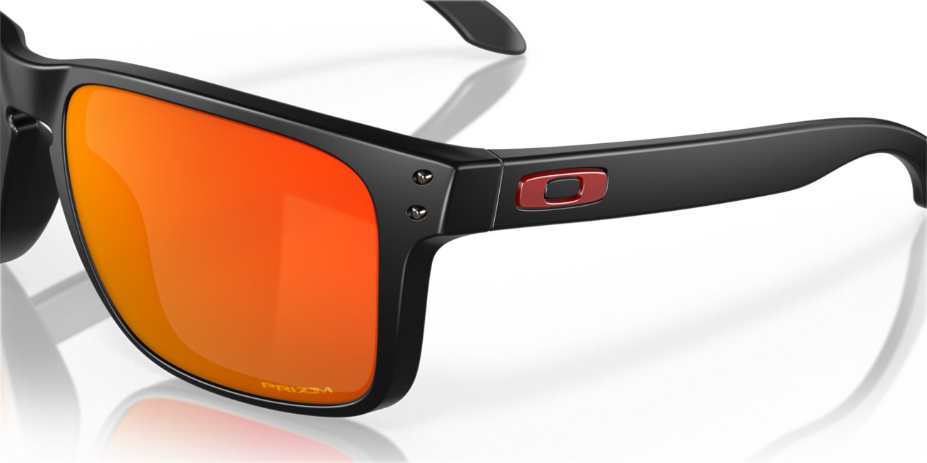 Oakley HOLBROOK XL sončna očala s okvirjem Matte Black in stekli Prizm Ruby, 59
