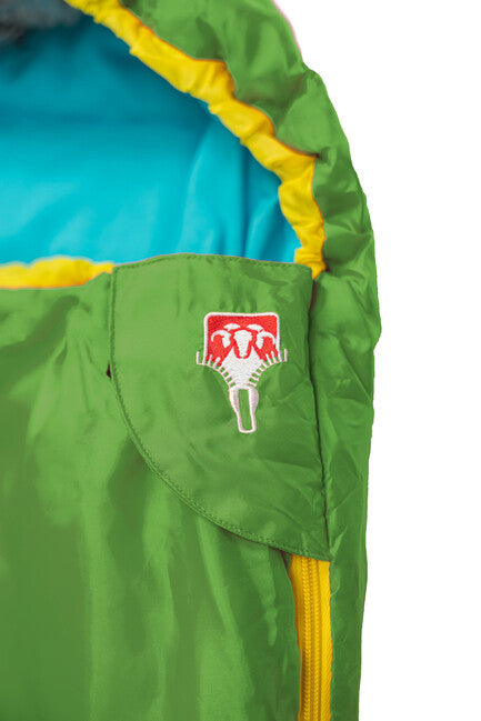 Grüezi-Bag Colorful Grueezi otroški spalna vreča Kids gecko green