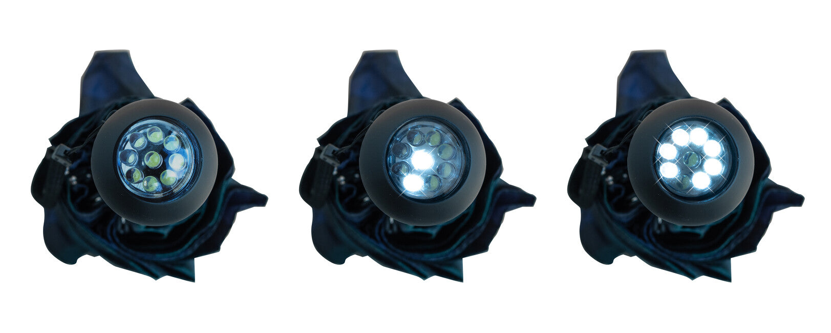 Origin Outdoors LED-Trek kompakten dežnik LED, modro-zelen