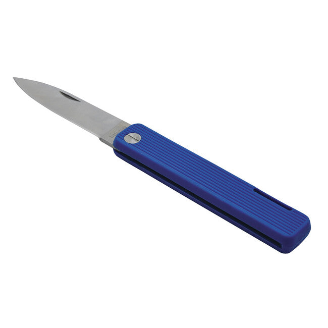 Baladeo ECO357 Papagayo žepni nož 7 rezilo, 5 cm, jeklo 420, ročaj TPE, ultramarinsko