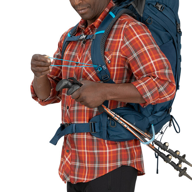 Osprey Kestrel 48 Hiking Backpack, Atlas Blue