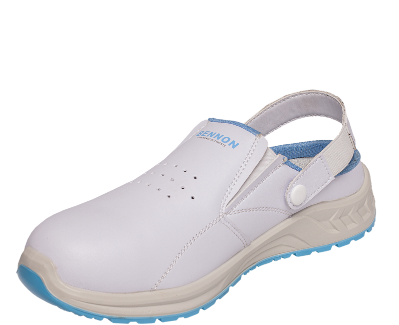 BENNON WHITE OB Slipper delovni čevlji
