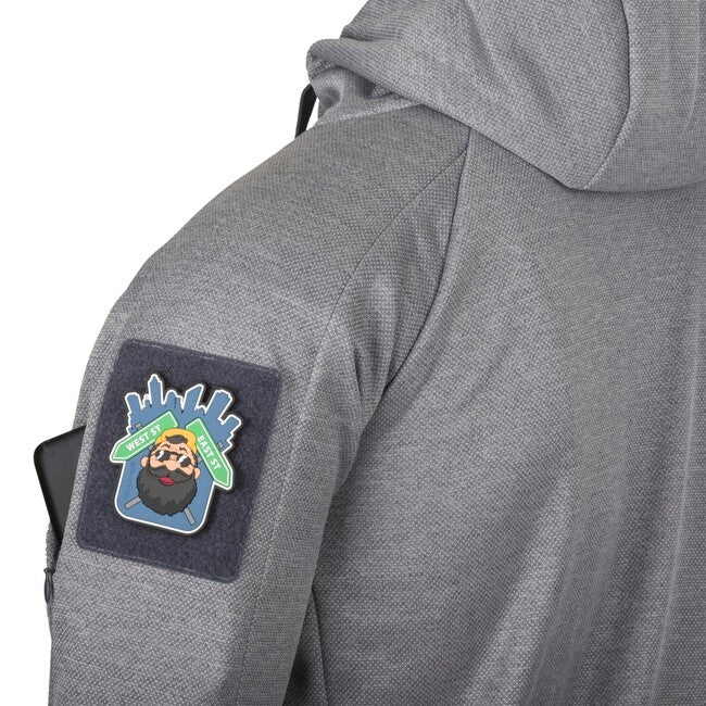 Helikon-Tex URBAN TACTICAL HOODIE pulover s kapuco (FullZip), črna