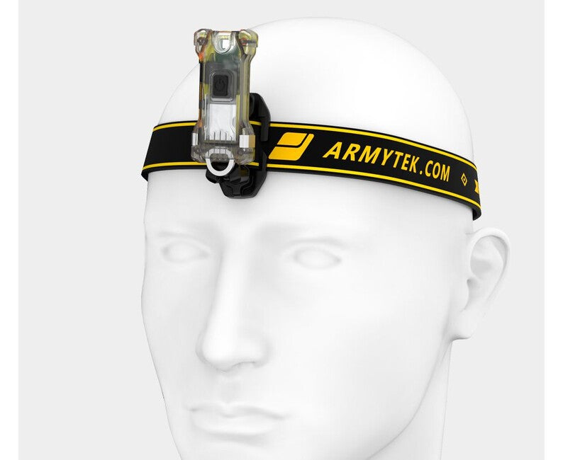 ArmyTek Zippy ES LED Flashlight and Keychain Set, Yellow