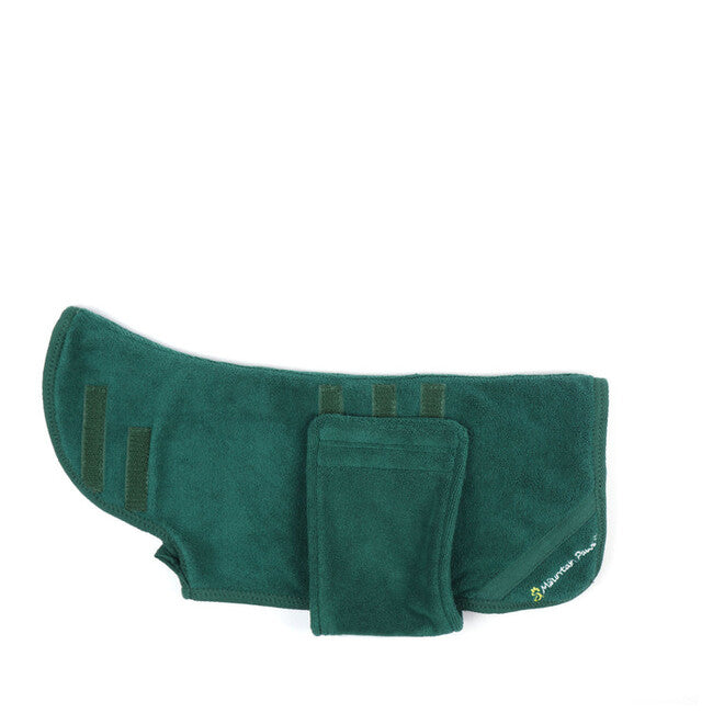 Mountain Paws Dog Robes župan za pse, velike, zelena