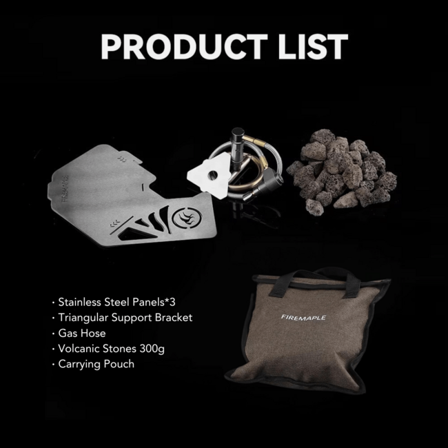 Fire Maple Antarctic Folding Campfire, Stainless Steel
