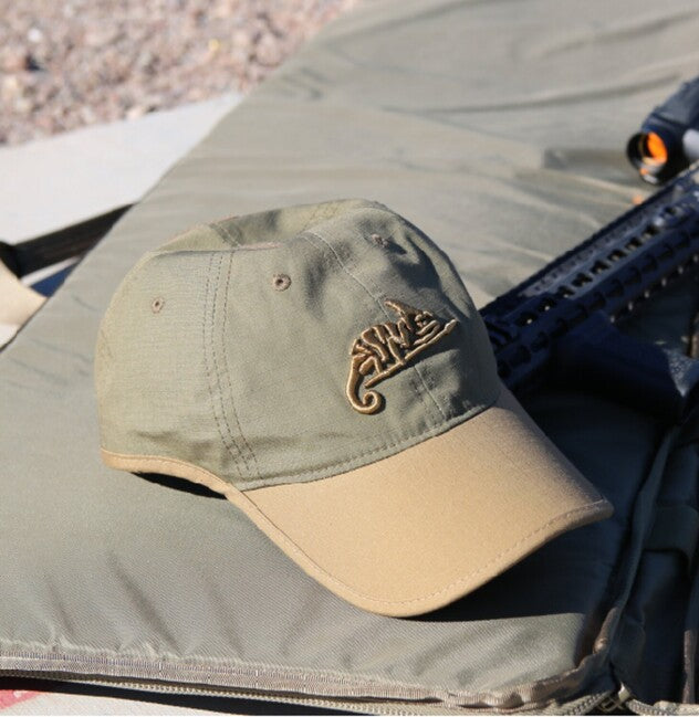 Helikon-Tex Καπέλο PolyCotton Ripstop με λογότυπο, Olive Green / Adaptive