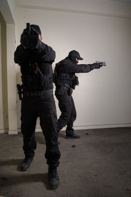 Pentagon Police pas moški 5cm, črn